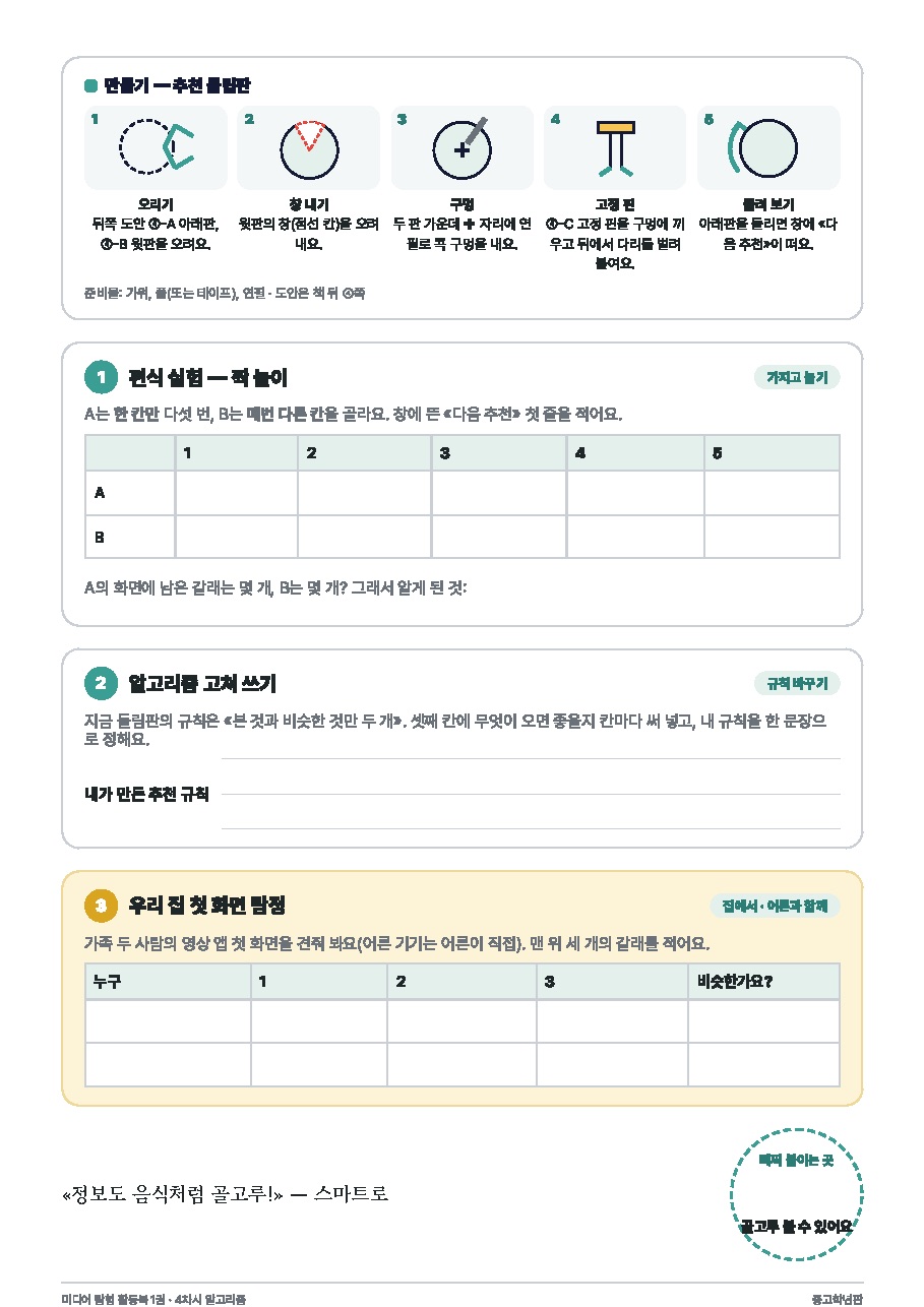 로디 미디어 탐험 활동북 1권 — 중고학년판(3~6학년) 미리보기 5쪽
