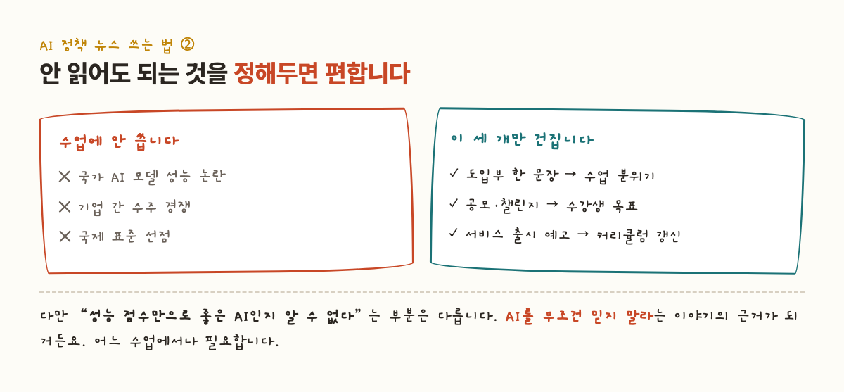 안 읽어도 되는 것을 정해두면 편합니다